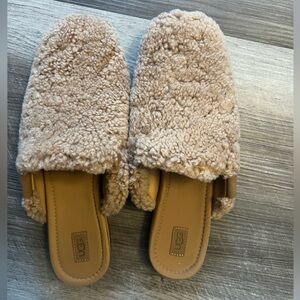 Fur Ugg sandals- Never worn